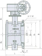 D341F46/F3-10/10C/10P ANSI:150Lb结构图